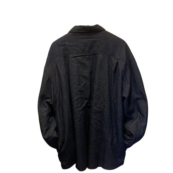 Wrangler Men's Sherpa-Lined Denim Shirt Jacket Button-Down Sz XL VTG Old Stock - Picture 10 of 12